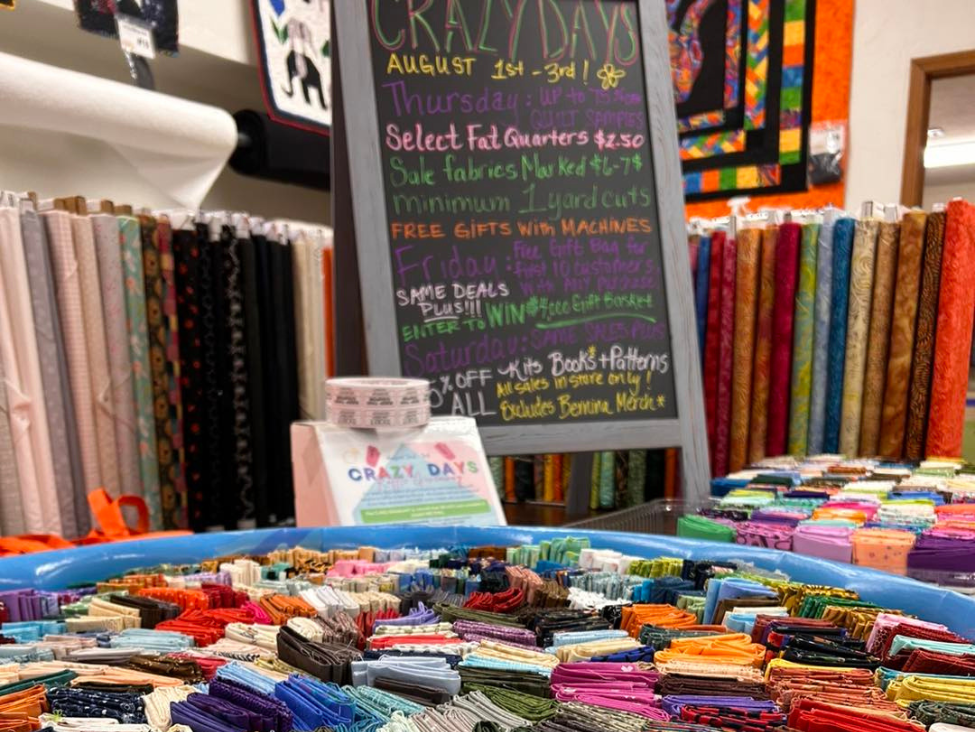 Crazy Days sidewalk sale on Grand Avenue