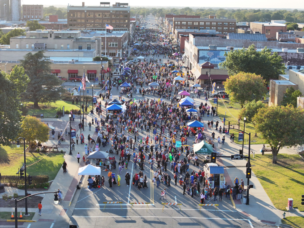 Goblins on Grand Halloween event in downtown Ponca City